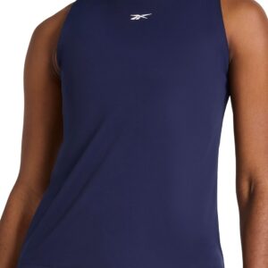 Reebok Women’s Id Tech Crewneck Tank Top, Relaxed Fix