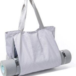Yoga Mat Bag – Waterproof Shoulder Gym Bag with Yoga Mat Holder & Wet Pocket for Gym, Pilates, Travel, Beach and Daily Use