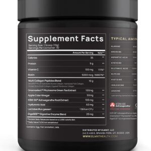 Super Collagen Powder for Women Weight Loss + Beauty w. Probiotics, Hyaluronic Acid, ACV, KSM-66, Biotin – Premium Multi Collagen Peptides Protein Supplement Colageno for Women (Unflavored)