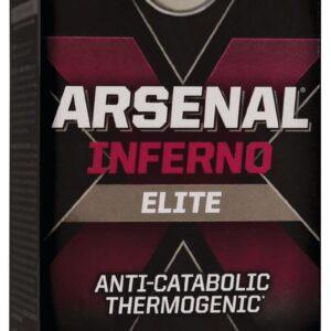 PMD Sports Arsenal X Inferno Superior Fast-Acting Liquid Gel Thermogenic Dietary Supplement – Fat Burner and Muscle Maintenance – Increase Metabolism and Energy Booster – 120 Liquid Gels