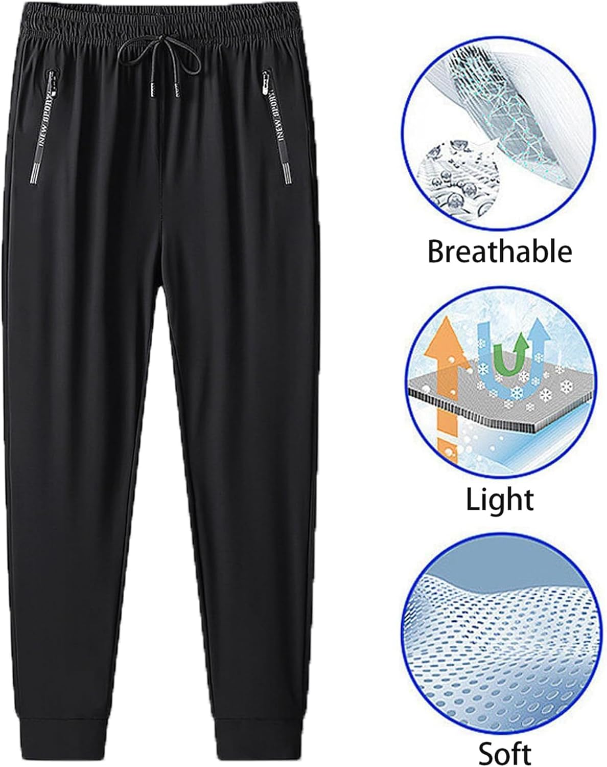 Comfysfit StretchActive - Women's Ultra Stretch Ice Silk Comfort Casual Pants Over 50 - Image 2