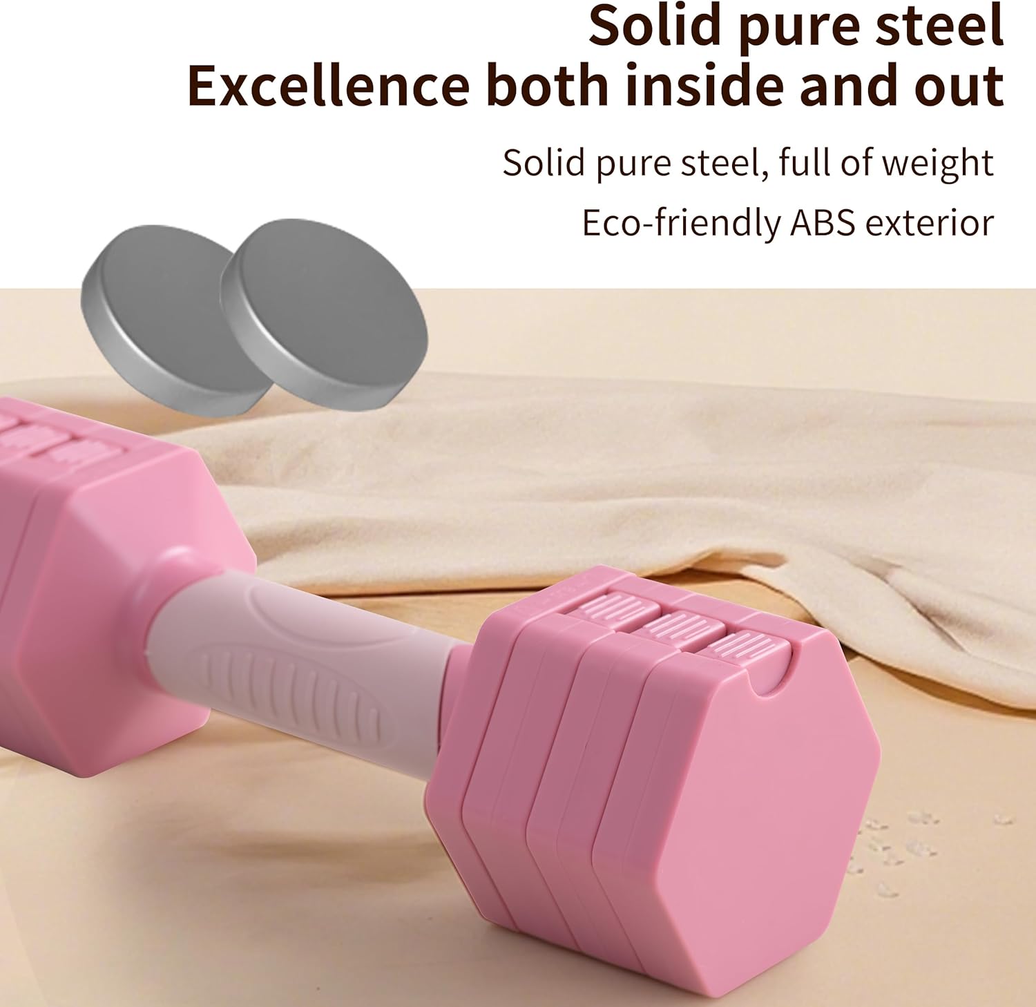 Shaking Weight Adjustable Dumbbell Set 22-66 lbs,Weight for Full Body Workout, Home Gym Equipment for Men & Women, Adjustable Weight for Arm & Core Training, Chest Exercise Equipment Fitness Dumbbells - Image 5