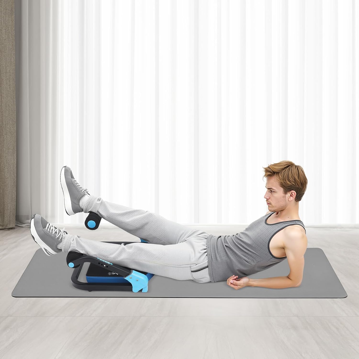 Ab Machine, 3-Levels Adjustable Ab Workout Equipment, Multifunctional Abdominal Exercise Machine Ab Core Trainer Abdominal Machine Exercise Equipment for Home Gym Office - Image 4