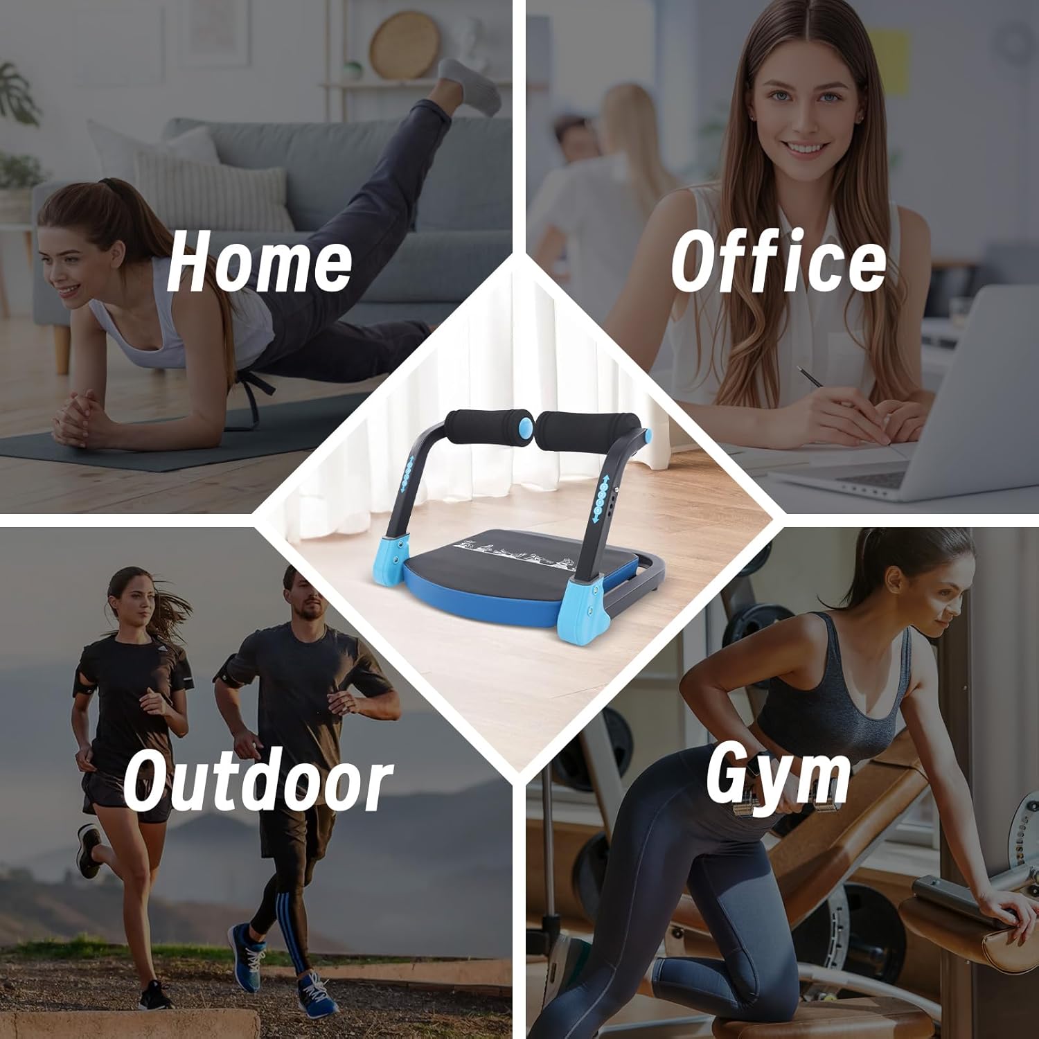 Ab Machine, 3-Levels Adjustable Ab Workout Equipment, Multifunctional Abdominal Exercise Machine Ab Core Trainer Abdominal Machine Exercise Equipment for Home Gym Office - Image 9