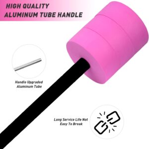Hikeen Aquatic Exercise Dumbbells Water Dumbbell Pool Resistance Aquatic Fitness Barbells with 4 High-Density EVA Foam Pool Weights Dumbbells, for Water Aerobics Weight Loss