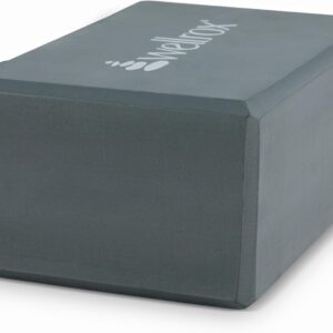 Wellrox Supportive Yoga Block Non-Slip EVA for Yoga, Pilates, Stretching, and Meditation (4″x6″x9″)