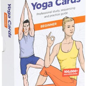 WorkoutLabs Yoga Cards – Beginner: Visual Study, Class Sequencing & Practice Guide with Essential Poses, Breathing Exercises & Meditation · Plastic Flash Cards Deck with Sanskrit