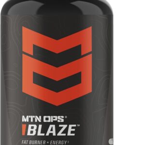 MTN OPS Blaze Fat Burner & Thermogenic Metabolism Booster for Weight Loss, 210mg of Caffeine per Serving Caffeine Pills for Energy Boost, 30 Servings