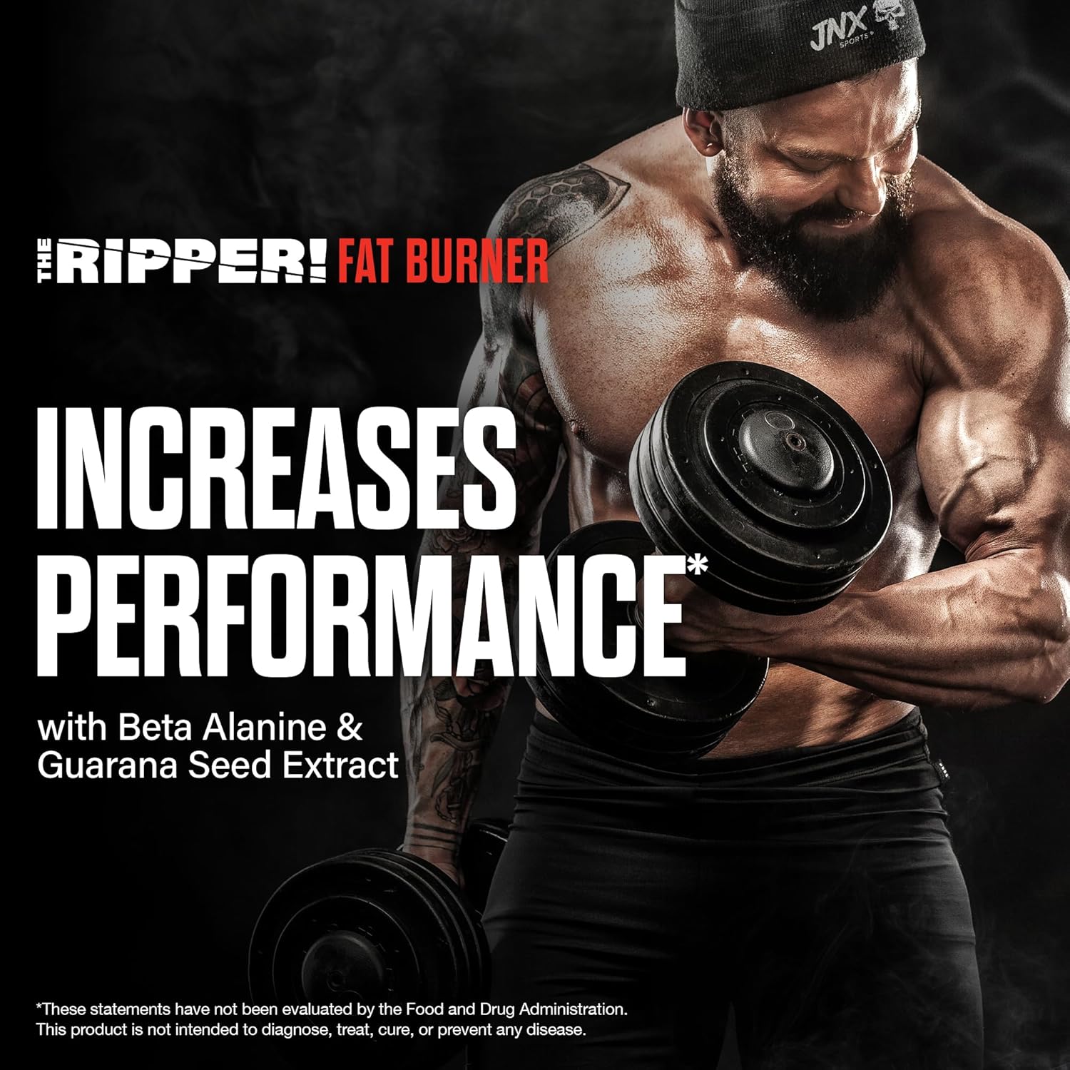 JNX SPORTS The Ripper! Fat Burner Pre Workout for Men & Women – Thermogenic Fat Burning Powder & Appetite Suppressant, Boost Energy & Endurance – Dark Grape, 30 Servings - Image 8