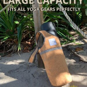 yoga mat bag, Brown