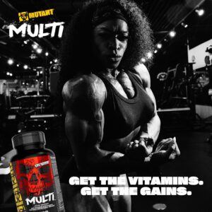 Mutant Multi – High Potency Vitamins with 75+ Ingredients Specifically Formulated for Heavy Lifting, 60 Tablets