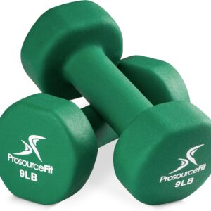 ProsourceFit Neoprene Dumbbell Coated for Non-Slip Grip