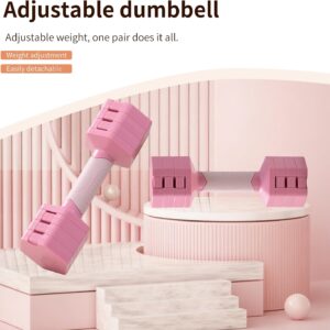 Shaking Weight Adjustable Dumbbell Set 22-66 lbs,Weight for Full Body Workout, Home Gym Equipment for Men & Women, Adjustable Weight for Arm & Core Training, Chest Exercise Equipment Fitness Dumbbells