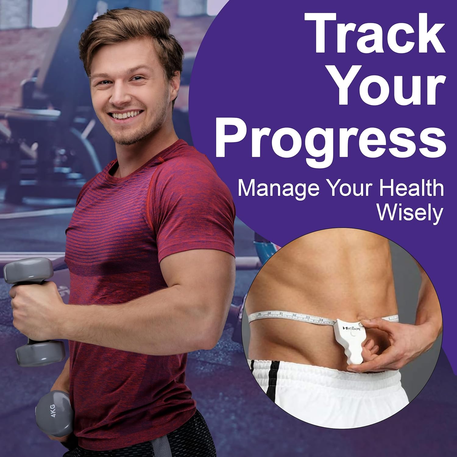 MyoTape Body Measure Tape - Arms Chest Thighs or Waist Measuring Tape for Personal Trainer or Home Fitness Goals - Image 5