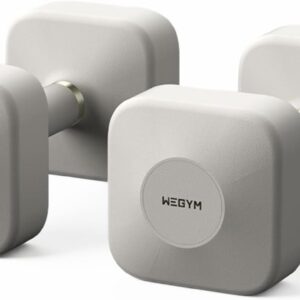 WeGym ProGrip Dumbbells – Studio-Grade Professional Dumbbells with Ultra-Durable TPU Shell, Ergonomic Non-Slip Grip, Anti-Roll Design for Home & Commercial Gyms