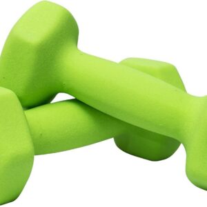 Set of 2 each Neoprene Coated Dumbbells Pair Hand Weights All-Purpose, Home Gym