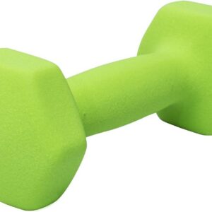 Set of 2 each Neoprene Coated Dumbbells Pair Hand Weights All-Purpose, Home Gym