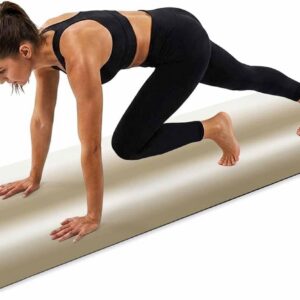 Yoga Mat Non Slip, Turquoise Ombre Fitness Yoga Mats with Carrying Strap & Bag, Modern Gradient Abstract Aesthetics Art Women Workout Mats for Home Pilates Floor Exercises Travel