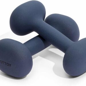 YOTTOY Weights Dumbbells Set for Women,2-15 Pound Dumbbells Set of 2, Non-Slip Hand Weights for Home Workouts, Portable Strength Training Neoprene dumbbells