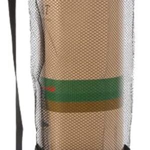 luzen 2Pcs Portable Yoga Mat Bag Exercise Yoga Mat Carry Mesh Bag with Adjustable Shoulder Strap Yoga Accessories for Women and Men, Black