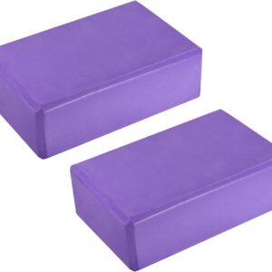 uxcell Yoga Block Light Weight High-Density EVA Foam Brick for Beginners, Yogis, Pilates, Meditation