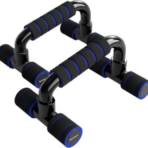 READAEER Push Up Bars Gym Exercise Equipment Fitness 1 Pair Pushup Handles with Cushioned Foam Grip and Non-Slip Sturdy Structure Push Up Bars for Men & Women