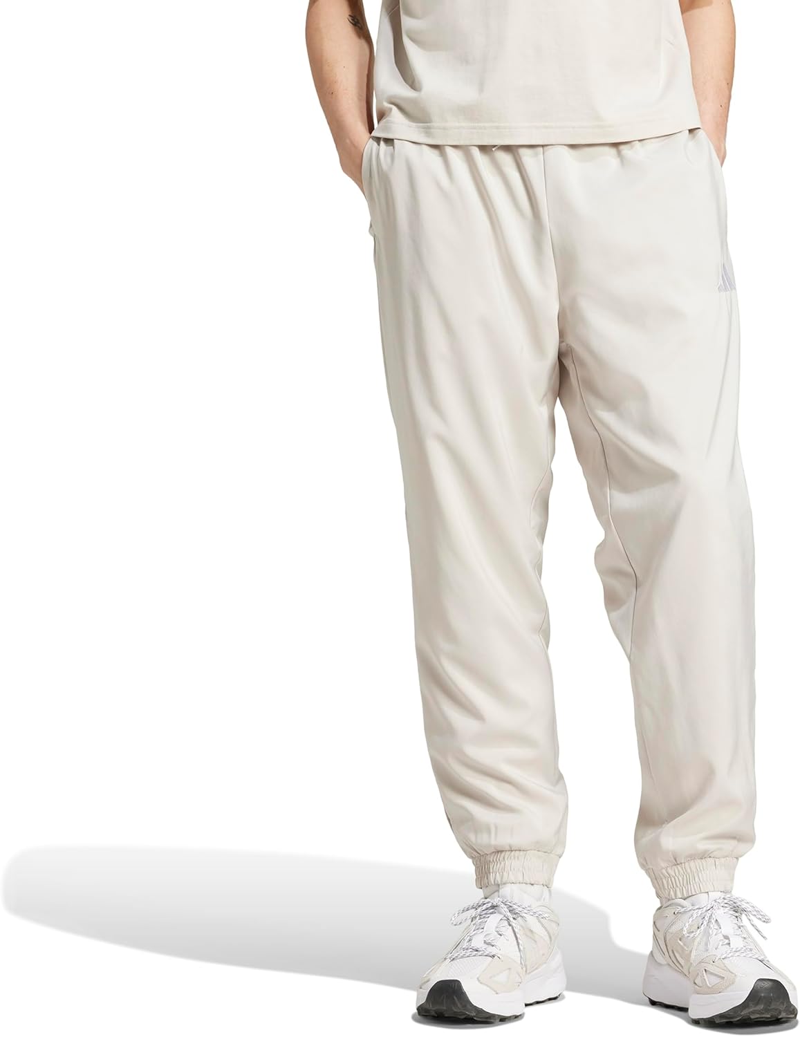 adidas Mens Essentials Small Logo Elasticated Stanford Pants