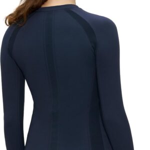 Long Sleeve Workout Tops for Women, Compression Shirt, Sports Running Shirt Breathable Athletic Top Slim Fit