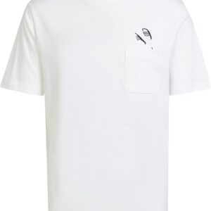 adidas Mens Lounge Slides Pocket T-Shirt