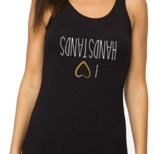 TREELANCE Yoga Tank Top Women Organic Cotton Sleeveless Workout Shirt with Yoga Prints for Gym, Pilates, Sculpt & Casual Wear
