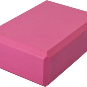 YogaAccessories 3” Foam Exercise Yoga Block
