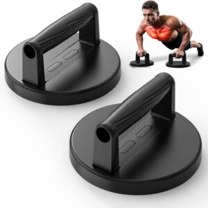 JLoibao Push Up Bars Strength Training Equipment, Ergonomic Grips, 7.48″ Base for Increased Stability, Home Gym Equipment, Push Up Stands Handle for Floor Workouts ﻿