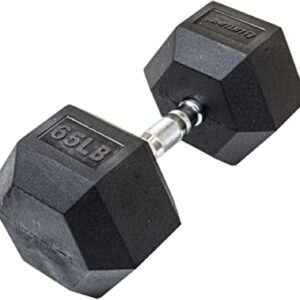 Lifeline Fitness Hex Dumbbells, Rubber Wrapped Hex Dumbbells, Premium Quality, Ergonomic Knurled Handle, Dumb Bells for Exercise, Home Gym Exercise Weights