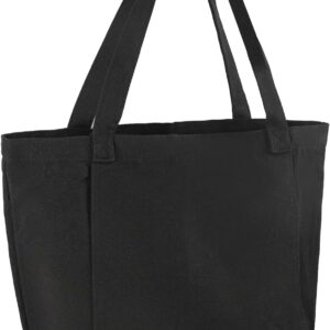 Yoga Mat Bag Large Canvas Tote Gym Sling Carrier Multi-Functional Storage Pocket Pilates Shoulder Bag Carryall Tote for Travel Office Beach Workout