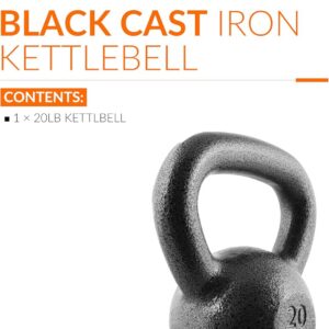 CAP Barbell Cast Iron Kettlebell – Coated Options, Singles and Sets, Multiple Weight Choices