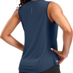 G Gradual Women’s Sleeveless Workout Tops Lightweight High Neck Tennis Yoga Shirts Running Athletic Tank Tops for Women