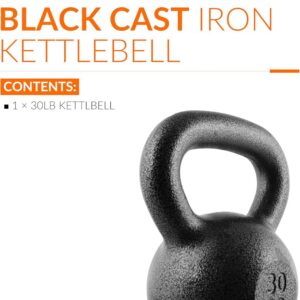 CAP Barbell Cast Iron Kettlebell – Singles and Sets, Multiple Weight Choices