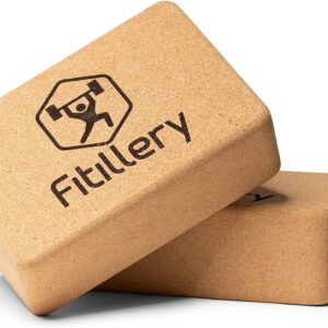 Yoga Block, Resilient Material, Easy to Grip, Comfortable Edges – 2 PACK
