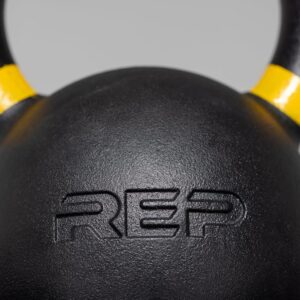 REP Fitness Single Kettlebells Weight Range, Cast Iron, Strength Training, Power Workout Equipment, Home Gym, Free Weights, Dumbbell Alternative, Exercise, Men, Women