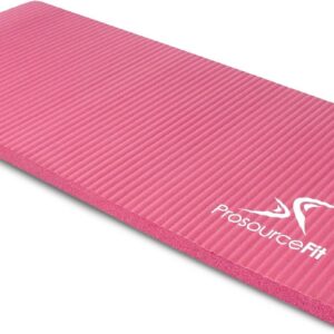 ProsourceFit Extra Thick Yoga Knee Pad and Elbow Cushion 15mm (5/8”) Fits Standard Mats for Pain Free Joints in Yoga, Pilates, Floor Workouts