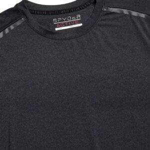 Spyder Mens Athletic Shirts – Moisture Wicking Stretch Performance Short Sleeve Gym Shirts Workout Tops for Men