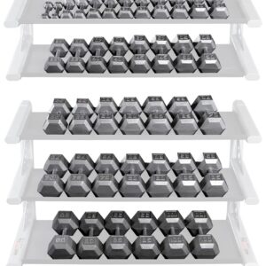 Body-Solid Cast Iron Hexagon Dumbbell, Hand Weights For Men and Women, Weight Dumbbells for Strength Training, Body Building Home Gym Training Gear