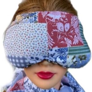 Eye Mask Lavender Eucalyptus, Sinus, Herbal Pack, Hot Cold Pack, Heat Wrap,Organic, Flax Seed, Microwave Therapy, Sleep Mask, Yoga Meditation Eye Pillow, Boho