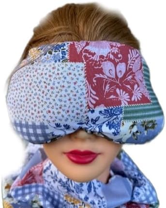 Eye Mask Lavender Eucalyptus, Sinus, Herbal Pack, Hot Cold Pack, Heat Wrap,Organic, Flax Seed, Microwave Therapy, Sleep Mask, Yoga Meditation Eye Pillow, Boho