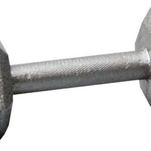 Body-Solid (SDX15) Cast Iron Hexagon Dumbbell, Hand Weights For Men and Women, Weight Dumbbells for Strength Training, Body Building Home Gym Training Gear, 15lb
