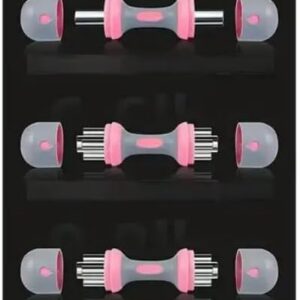 Adjustable Dumbbell Set 5 in 1 with Non-Slip Grip – Space-Saving Adjustable Weights for Home Gym, Strength Training, Weightlifting, and Fitness – Multi-Weight Dumbbells for Men & Women, Ergonomic Design