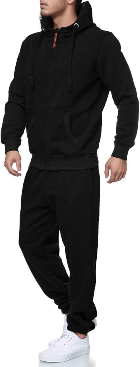 Sweatsuits for Men 2 Piece Men's Jogging Tracksuit Set Hoodie Casual Athletic Long Sleeve Zipper Suit Set - Image 3