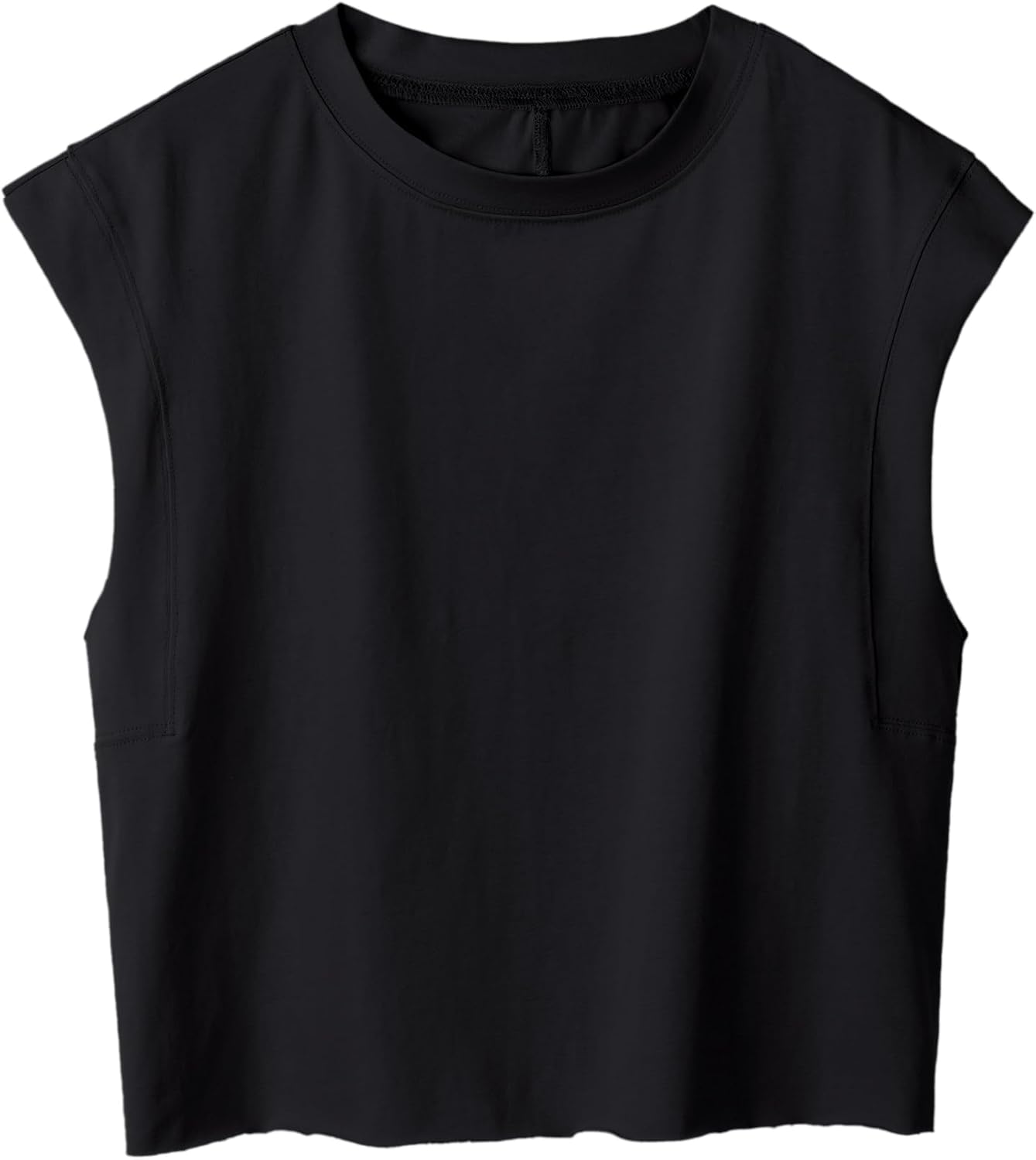 Ainangua Oversized Tank Top for Women Sleeveless Athletic Cropped Activewear Workout Yoga Gym Tops