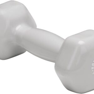 Body-Solid Tools Vinyl Dumbbell for Aerobic Training & Physical Therapy, Hand Weights for Women, Hex End Dumbbells