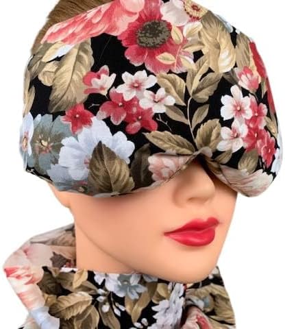 Eye Mask Lavender Eucalyptus, Sinus, Herbal Pack, Hot Cold Pack, Heat Wrap,Organic, Flax Seed, Microwave Therapy, Sleep Mask, Yoga Meditation Eye Pillow,Floral